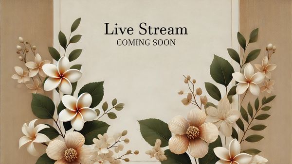 Wedding Live Stream : Coming Soon